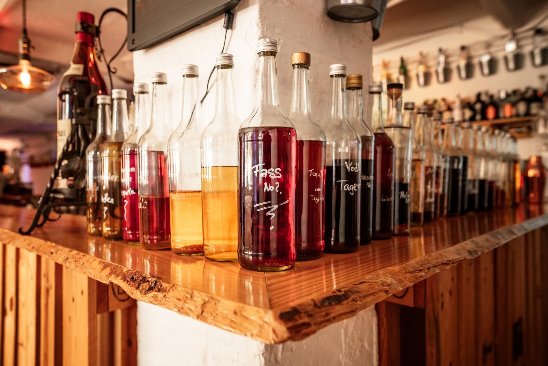 Unsere selbstproduzierten Spirituosen und Infusions
