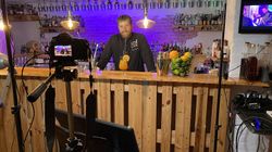 Professionelles Streaming-Studio für digitale Teamevents